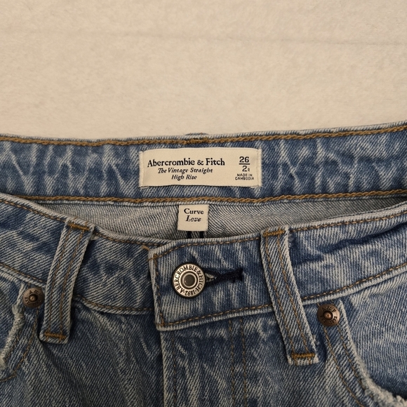 abercrombie and fitch the vintage straight high rise - Picture 8 of 8